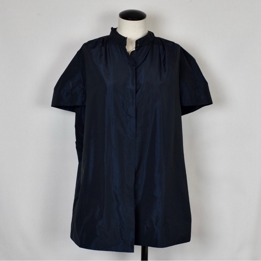 Chloe Navy Button Down Shirt